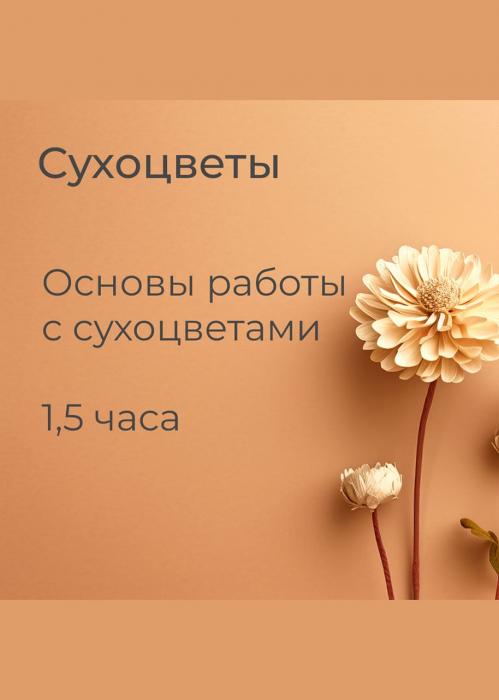 Мастер-класс «Сухоцветы»